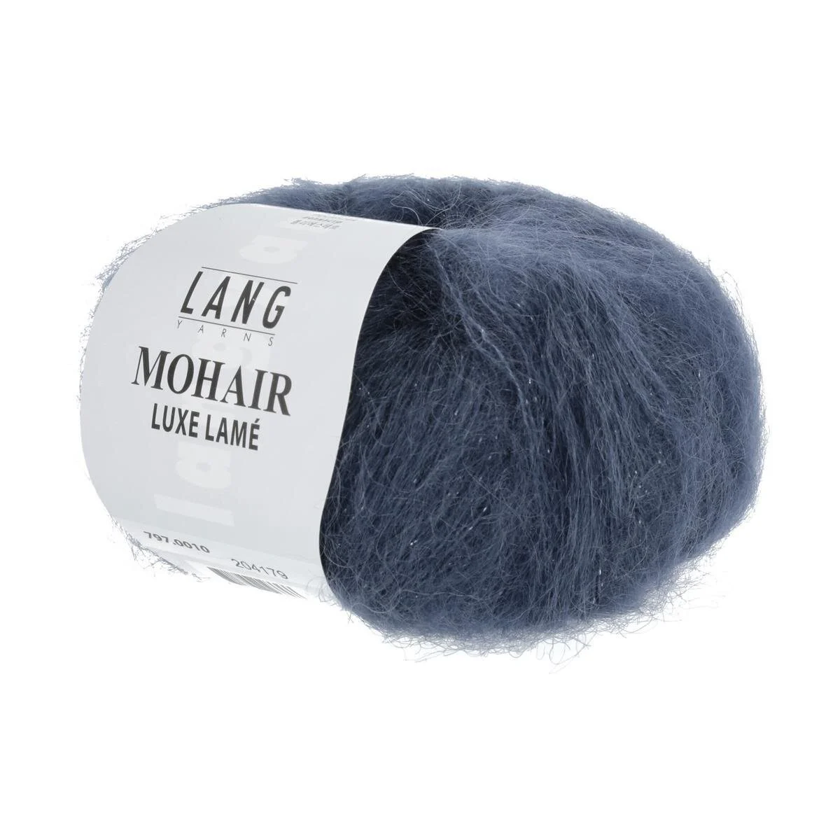 Lang Yarns - Mohair Luxe Lame 0010 silber - stahl