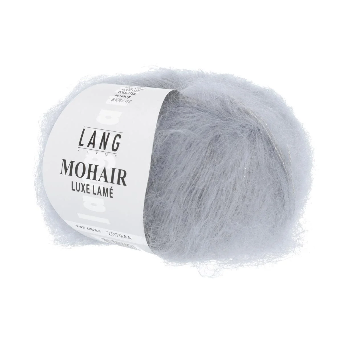 Lang Yarns - Mohair Luxe Lame 0023 silber - silber