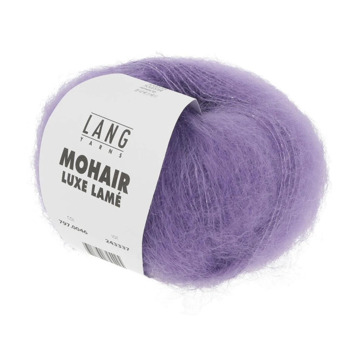Lang Yarns - Mohair Luxe Lame 0046 silber - flieder