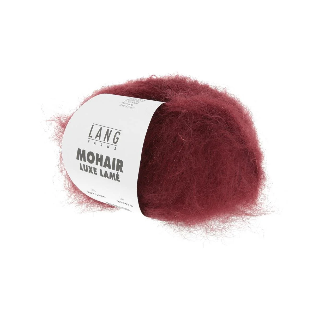 Lang Yarns - Mohair Luxe Lame 0166 silber - beere