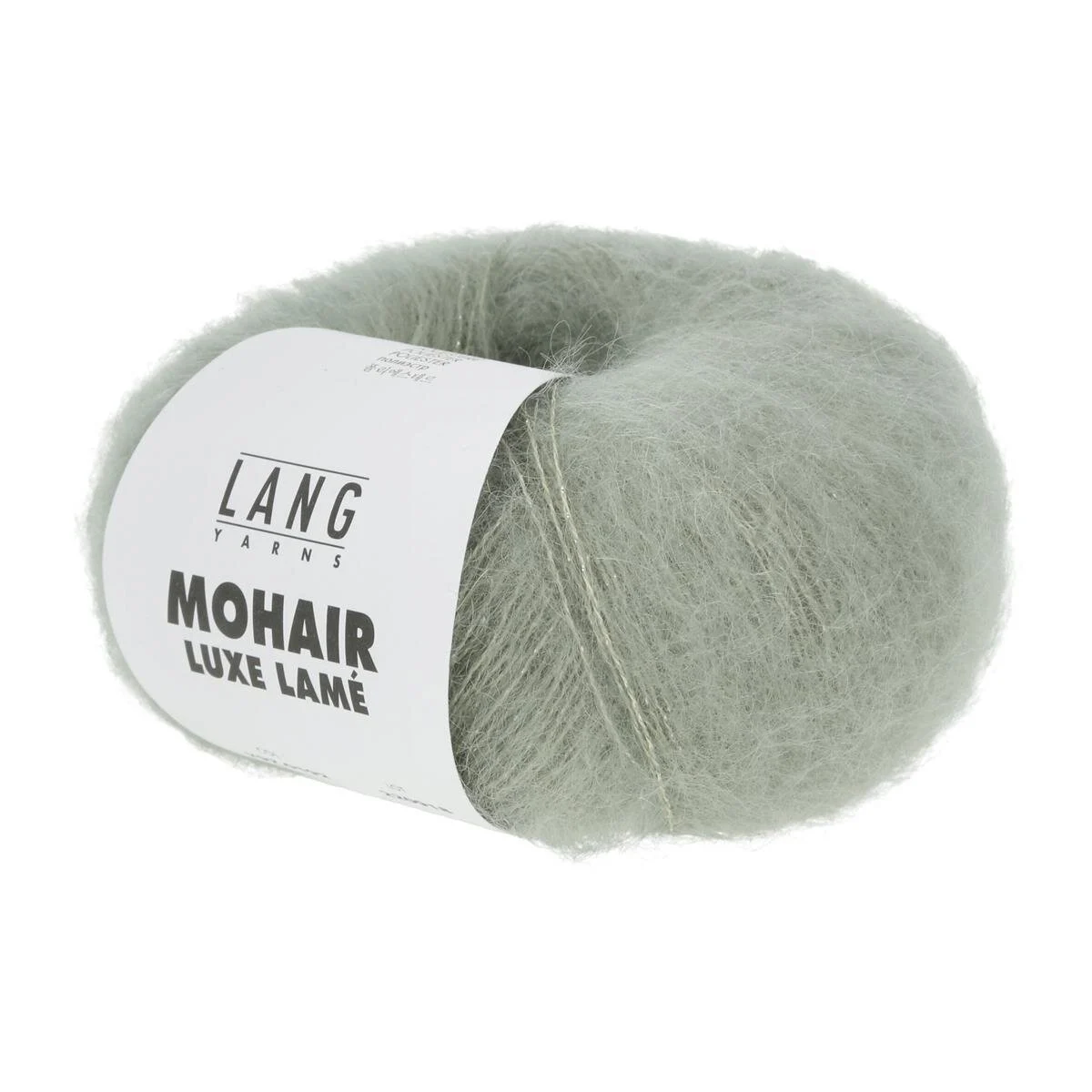 Lang Yarns - Mohair Luxe Lame 0192 silber - resedagrün