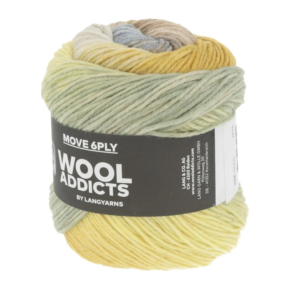 Lang Yarns - Move 6-fach 0005 yellow camel light blue