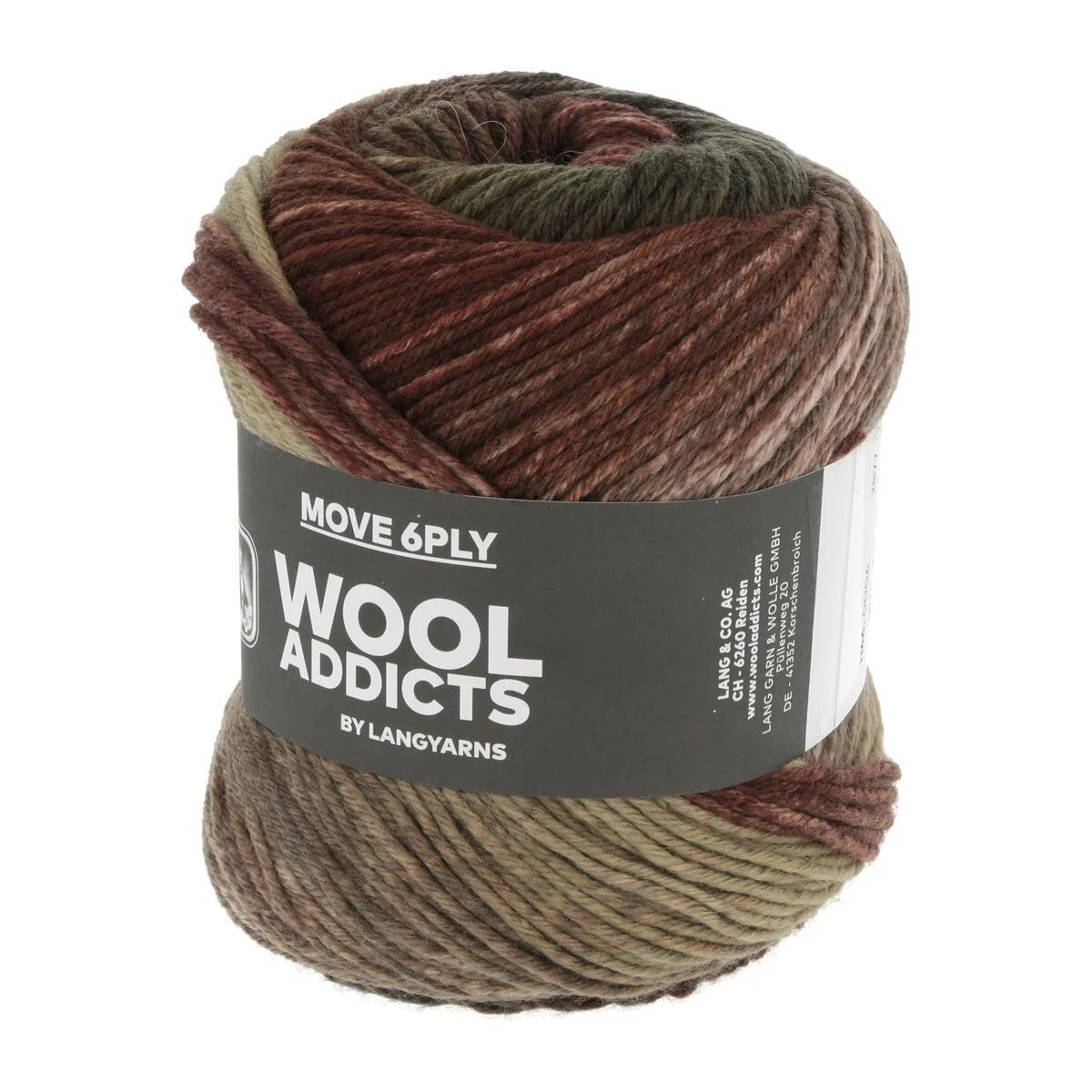 Lang Yarns - Move 6-fach 0006 brown camel chestnut