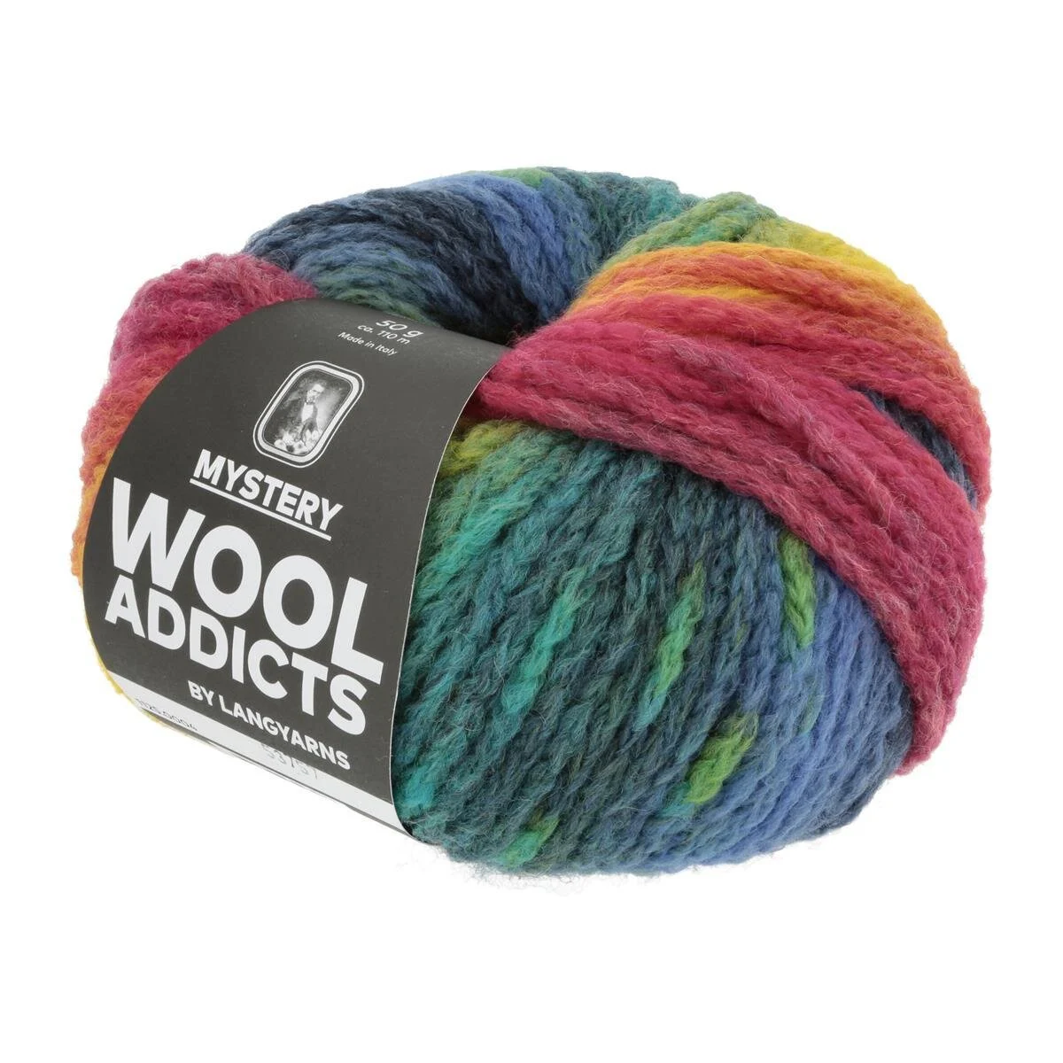 Lang Yarns - Mystery 0004 yellow green turquoise