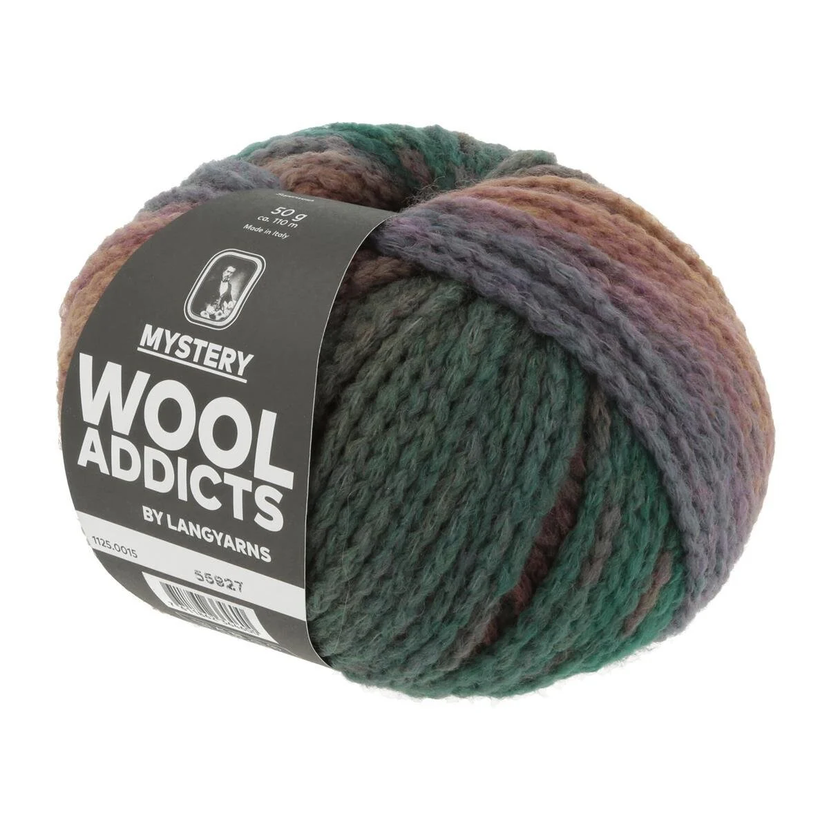 Lang Yarns - Mystery 0015 brown green violet