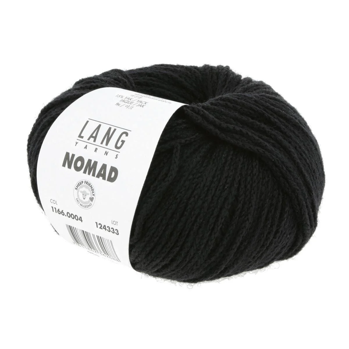 Lang Yarns - Nomad 0004 schwarz