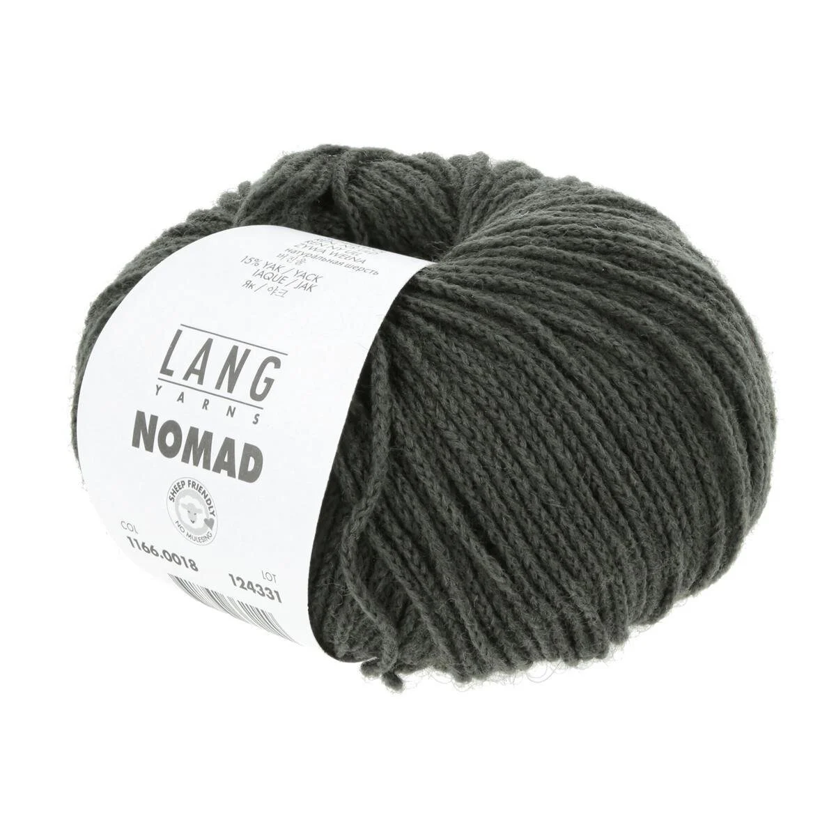 Lang Yarns - Nomad 0018 dunkelgrün