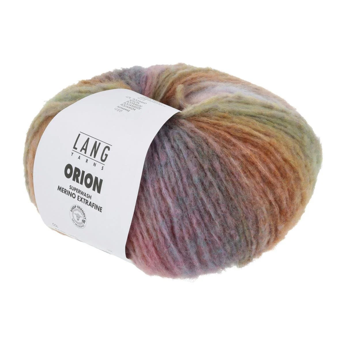 Lang Yarns - Orion 0003 pastell braun petrol