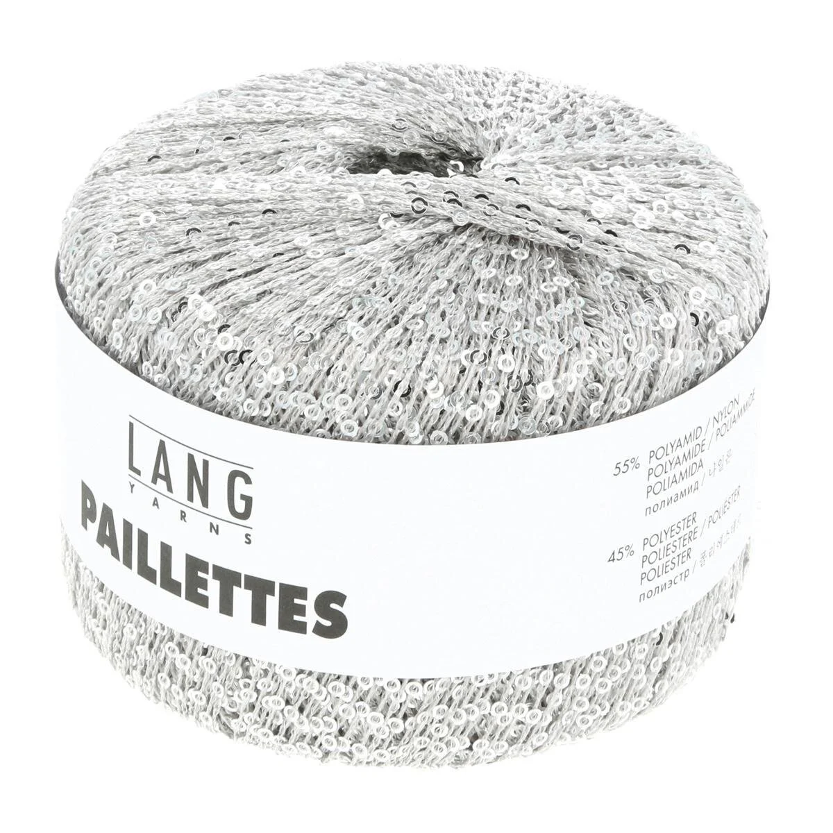 Lang Yarns - Paillettes 0024 hellgrau