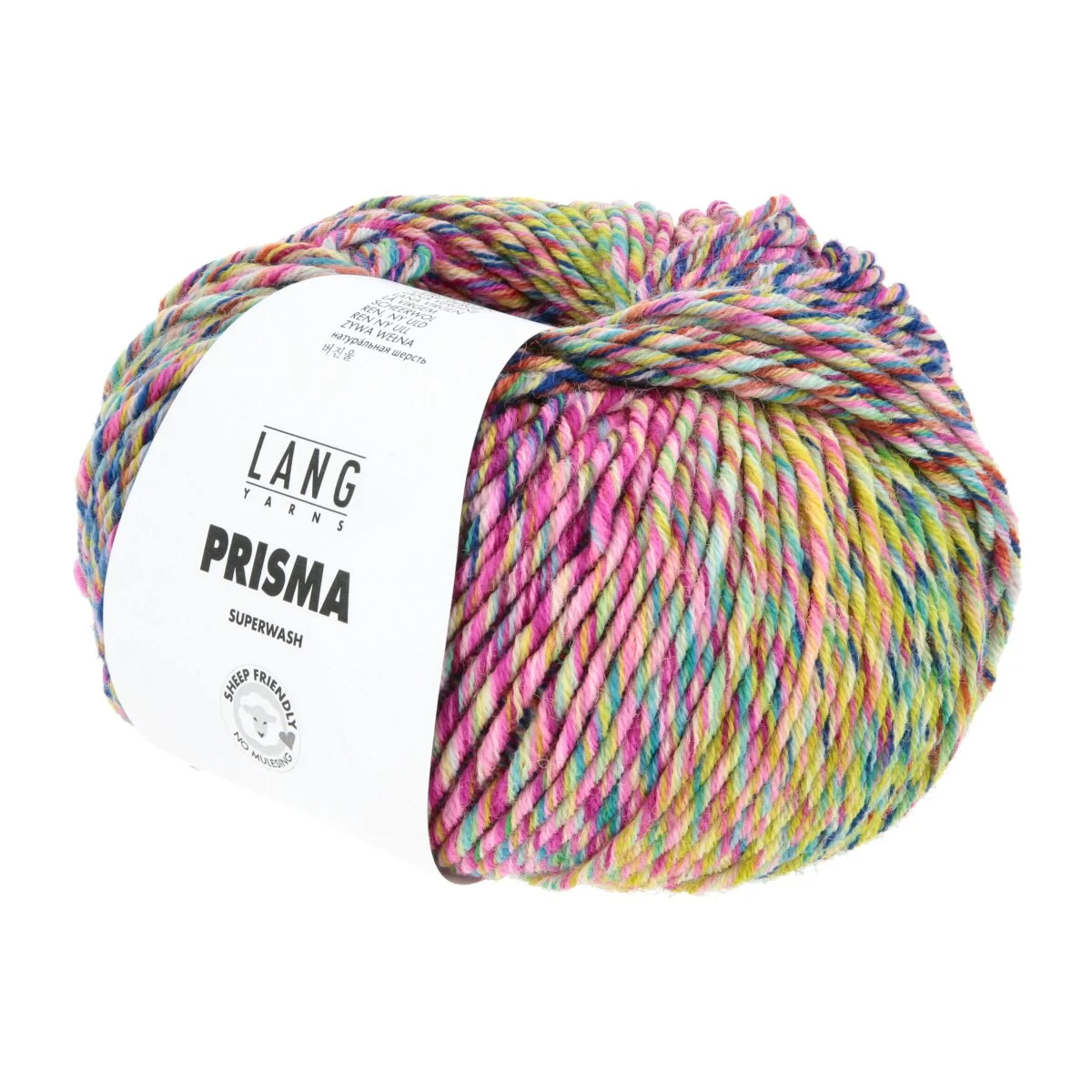 Lang Yarns - Prisma 0006 hot pink neongelb royal