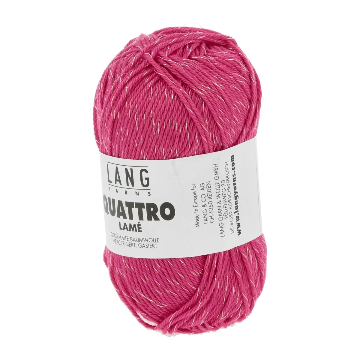 Lang Yarns - Quattro Lamé 0065 pink