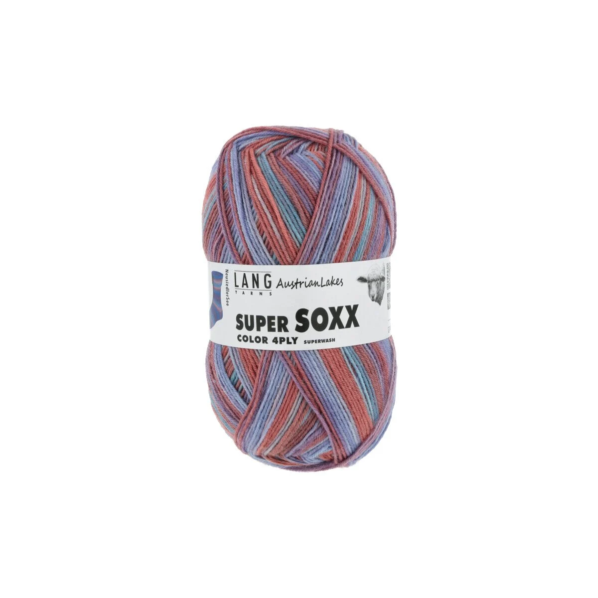 Lang Yarns - Super Soxx Color 4-fach AustrianLakes