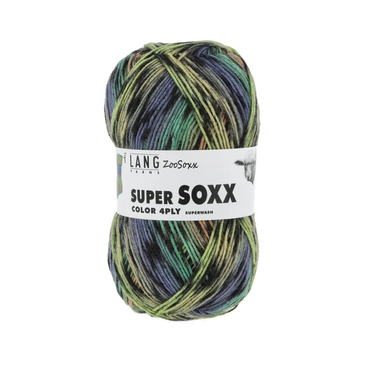 Lang Yarns - Super Soxx Color 4-fach ZooSoxx