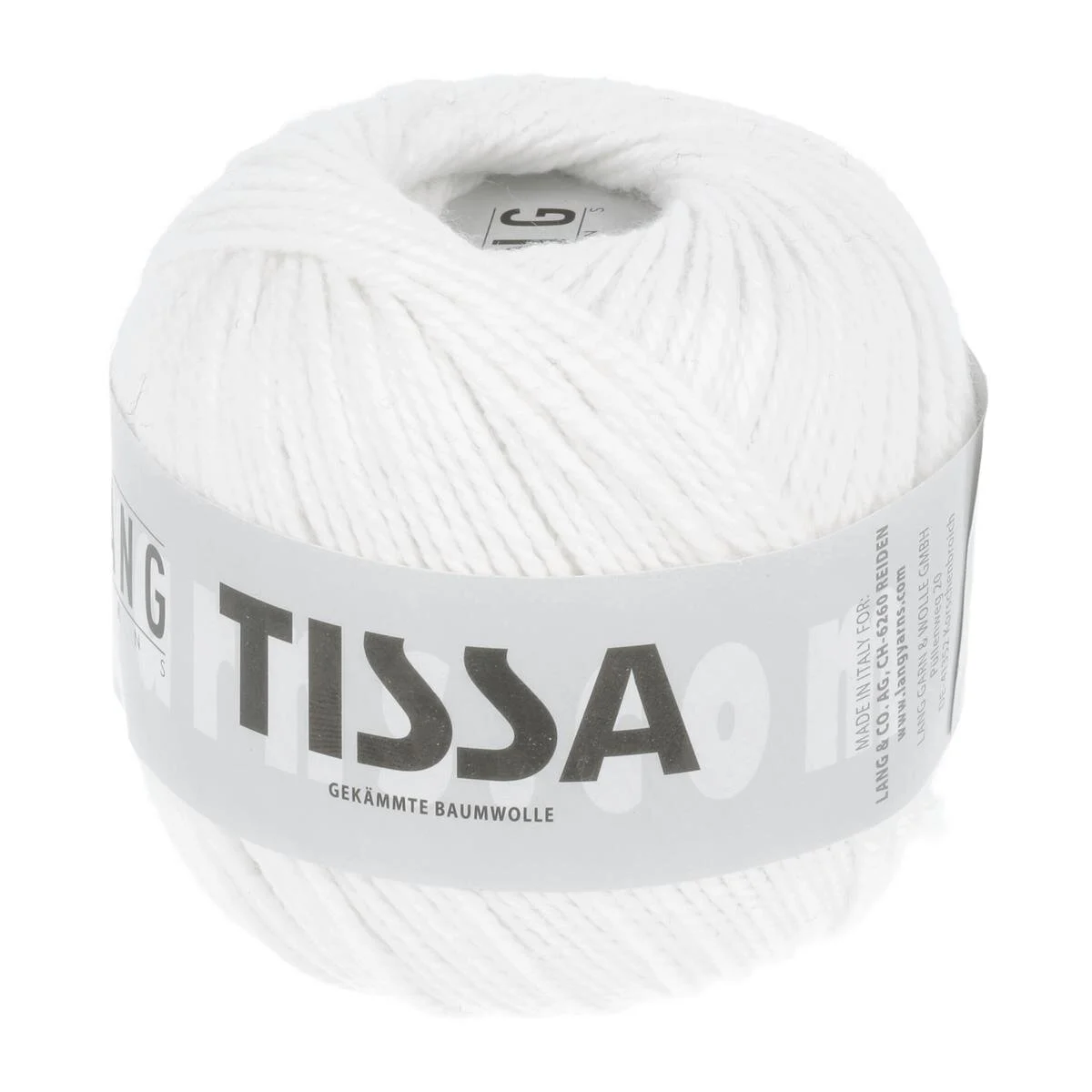 Lang Yarns - Tissa 3/3 0001 weiß
