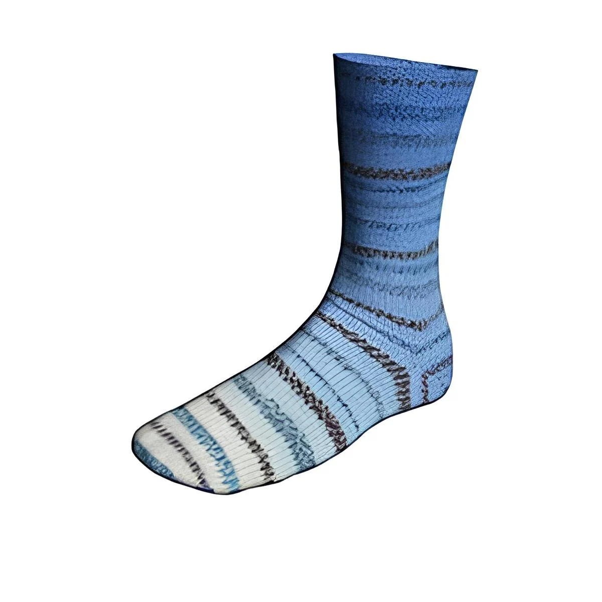 Lang Yarns - Twin Soxx 4-fach Watercolor 0461 blau