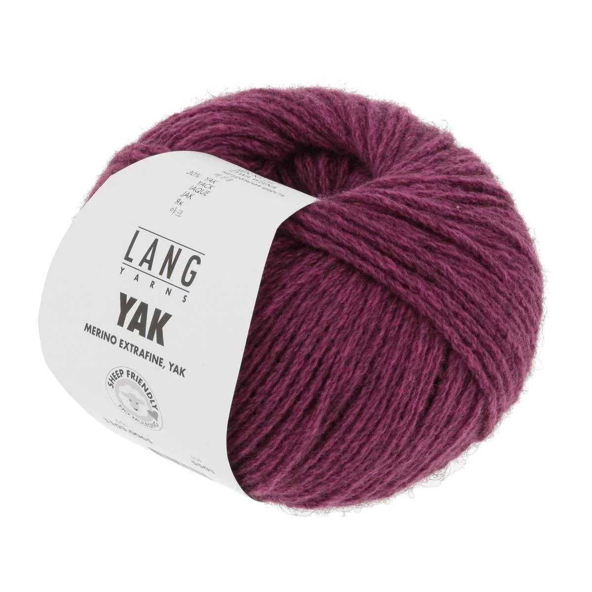 Lang Yarns - Yak 0065 himbeere melange