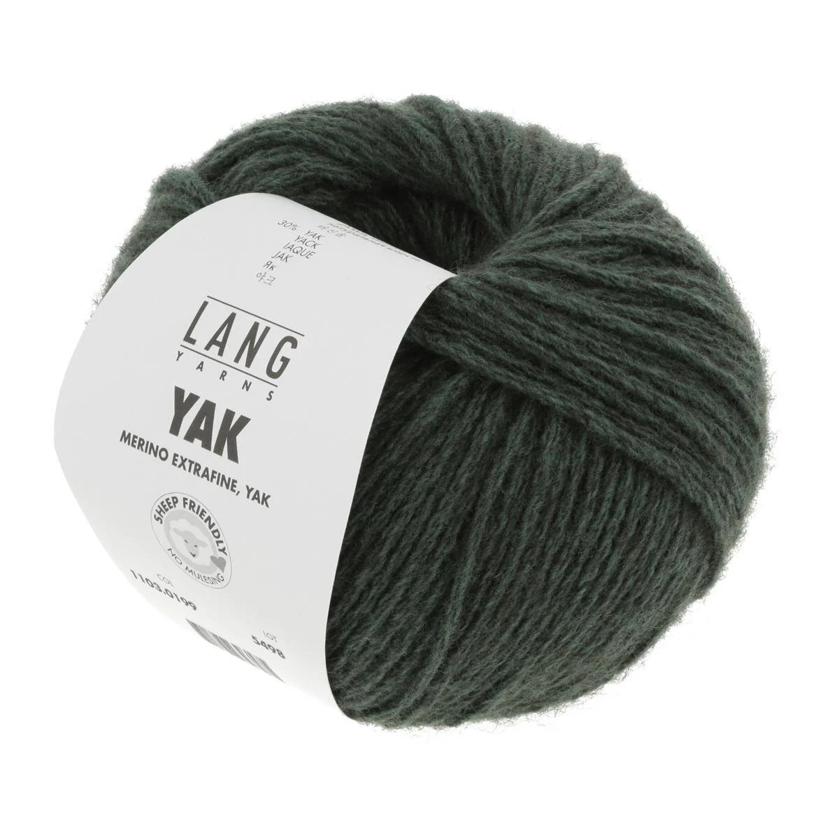 Lang Yarns - Yak 0199 armeegrün melange