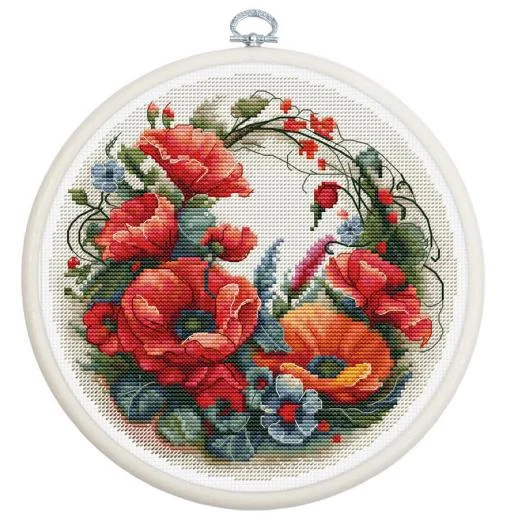 Luca-S - Composition With Poppies mit Stickring