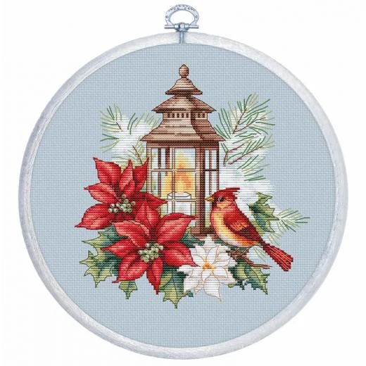Luca-S - Poinsettia mit Stickring