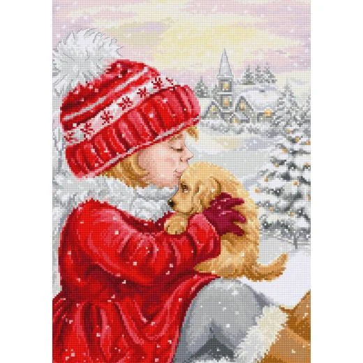 Luca-S - Girl Kissing Puppy