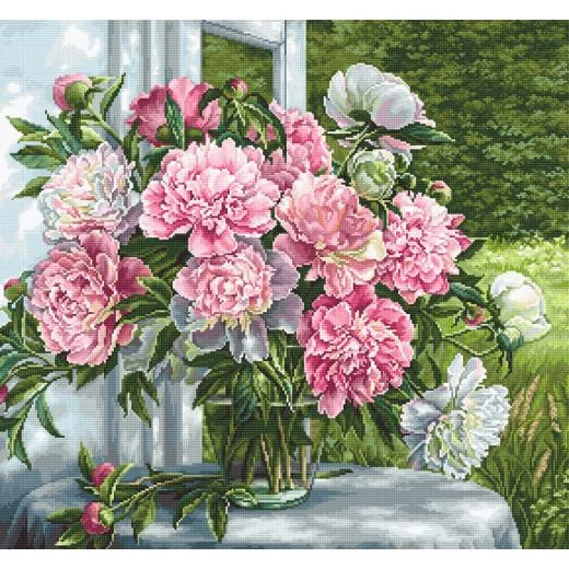 Luca-S - Peonies by the Window