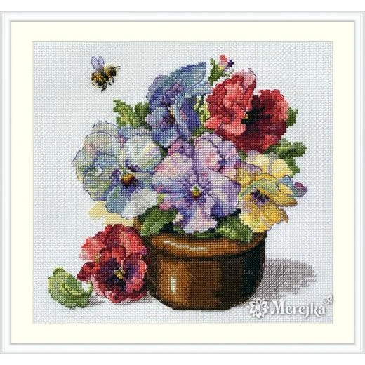 Merejka - Spring Pansies