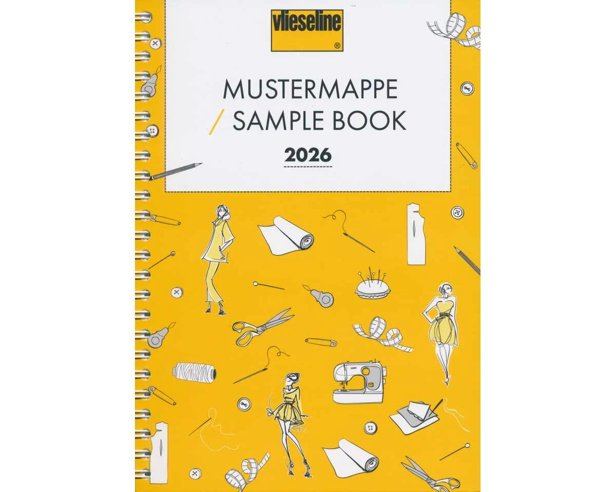 Mustermappe mit Griffproben und Gesamtbroschüre , Vlieseline