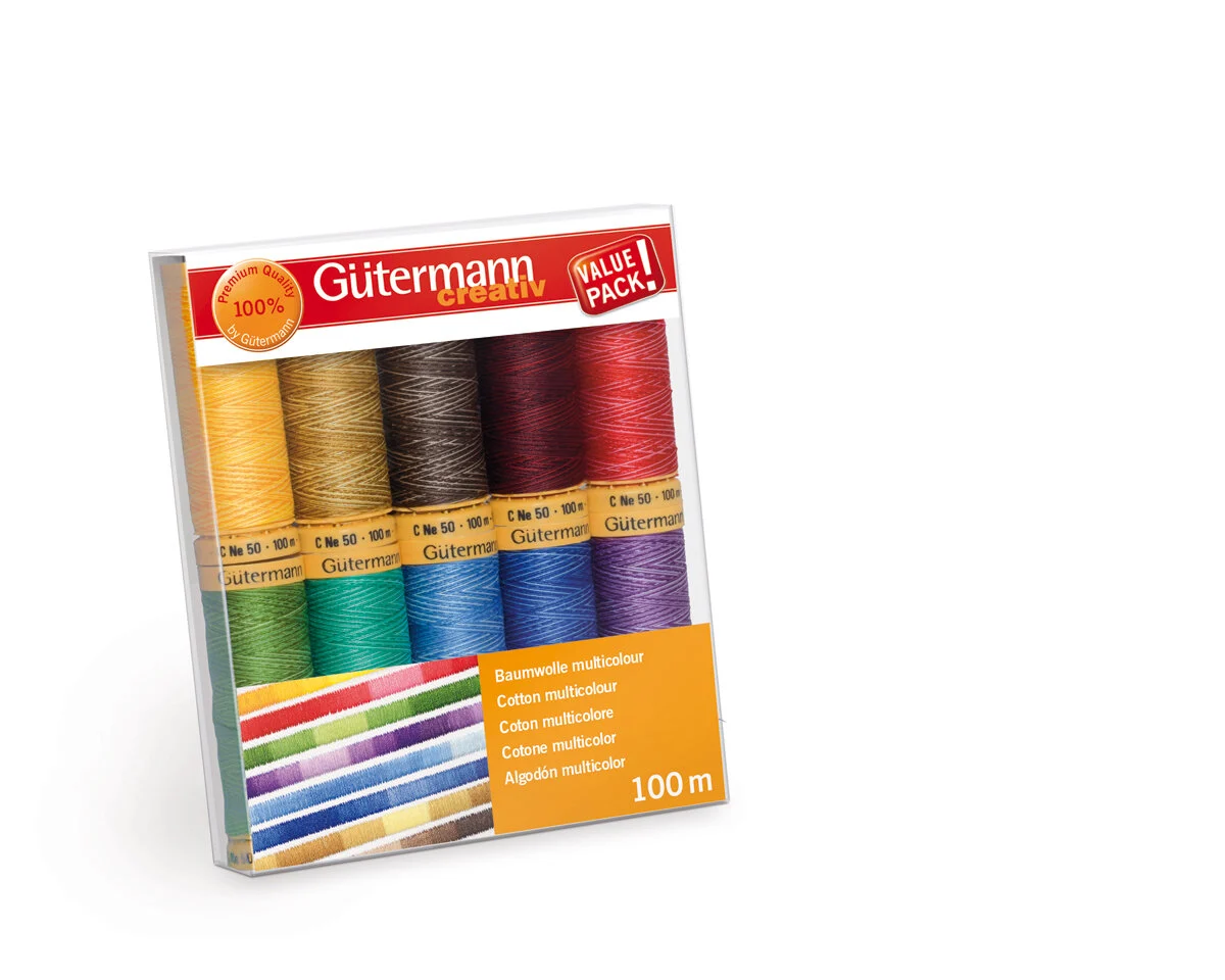 Nähfadenset BAUMWOLLGARN, mulitcolour, Gütermann
