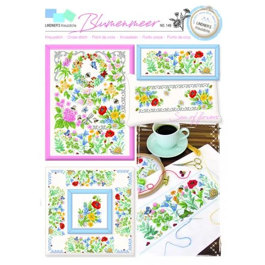 Lindner's Kreuzstiche - Blumenmeer