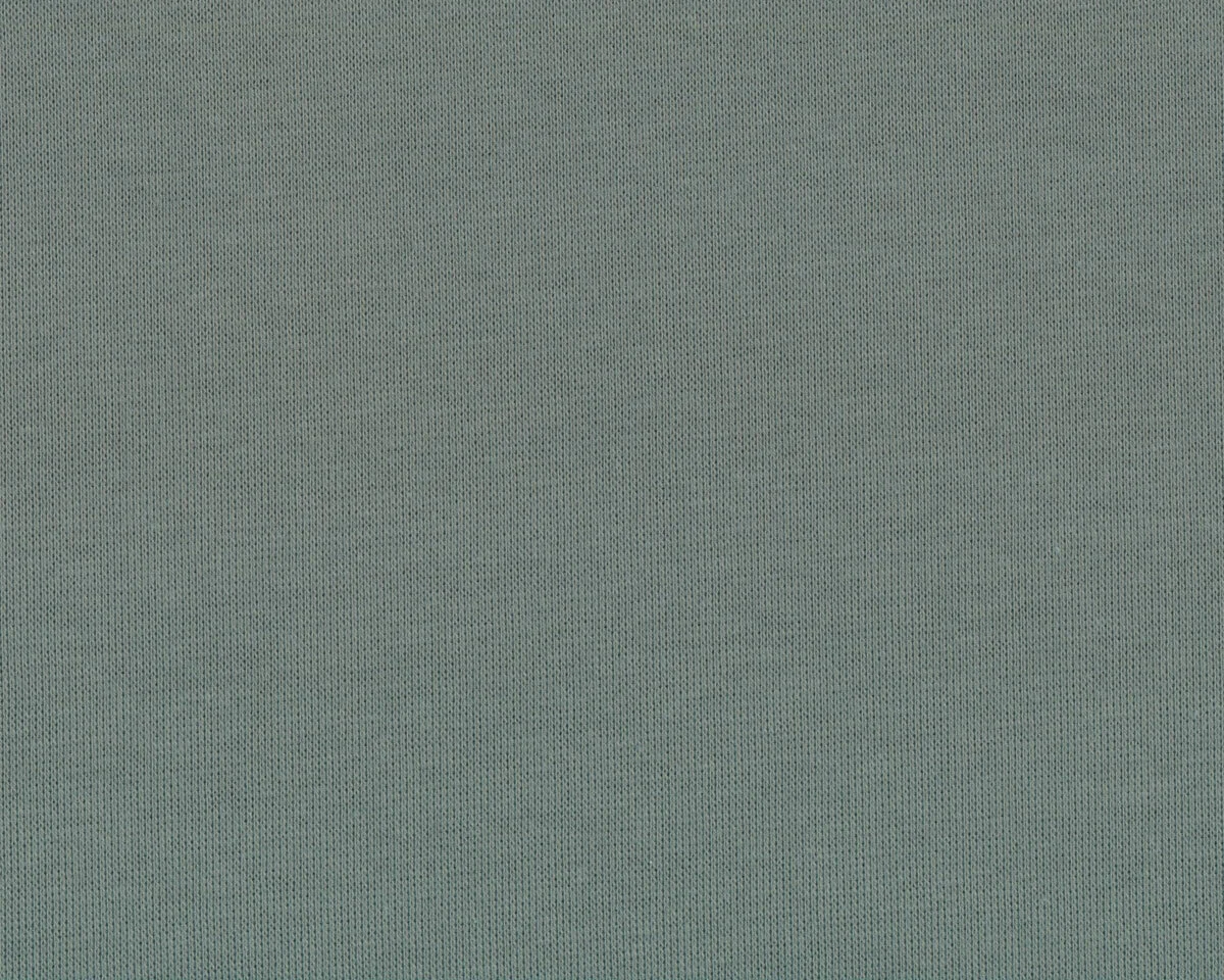 Organic-Baumwolljersey SOLID RIBBING, grüngrau, Bloome Copenhagen