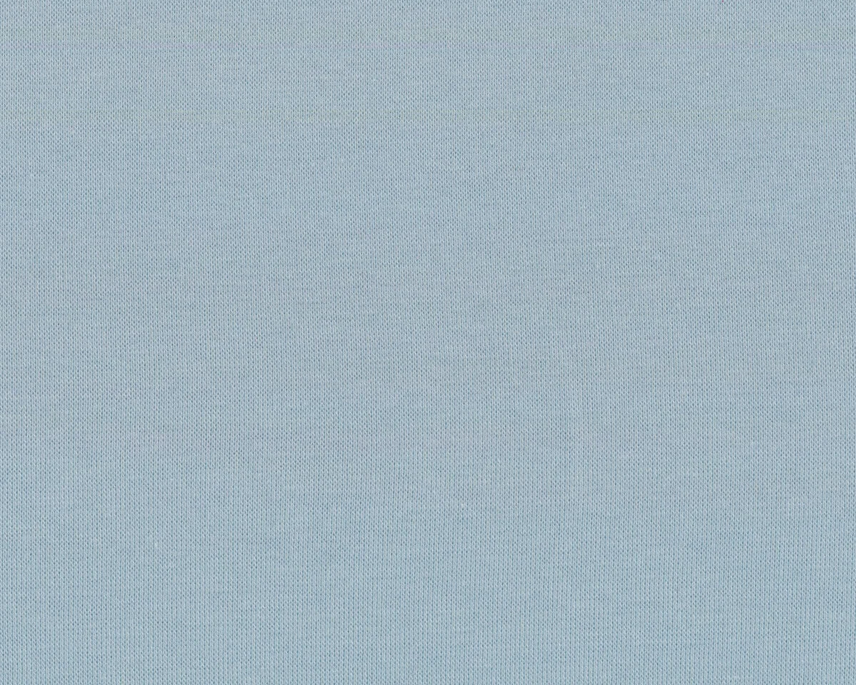 Organic-Baumwolljersey SOLID RIBBING, hellblau, Bloome Copenhagen