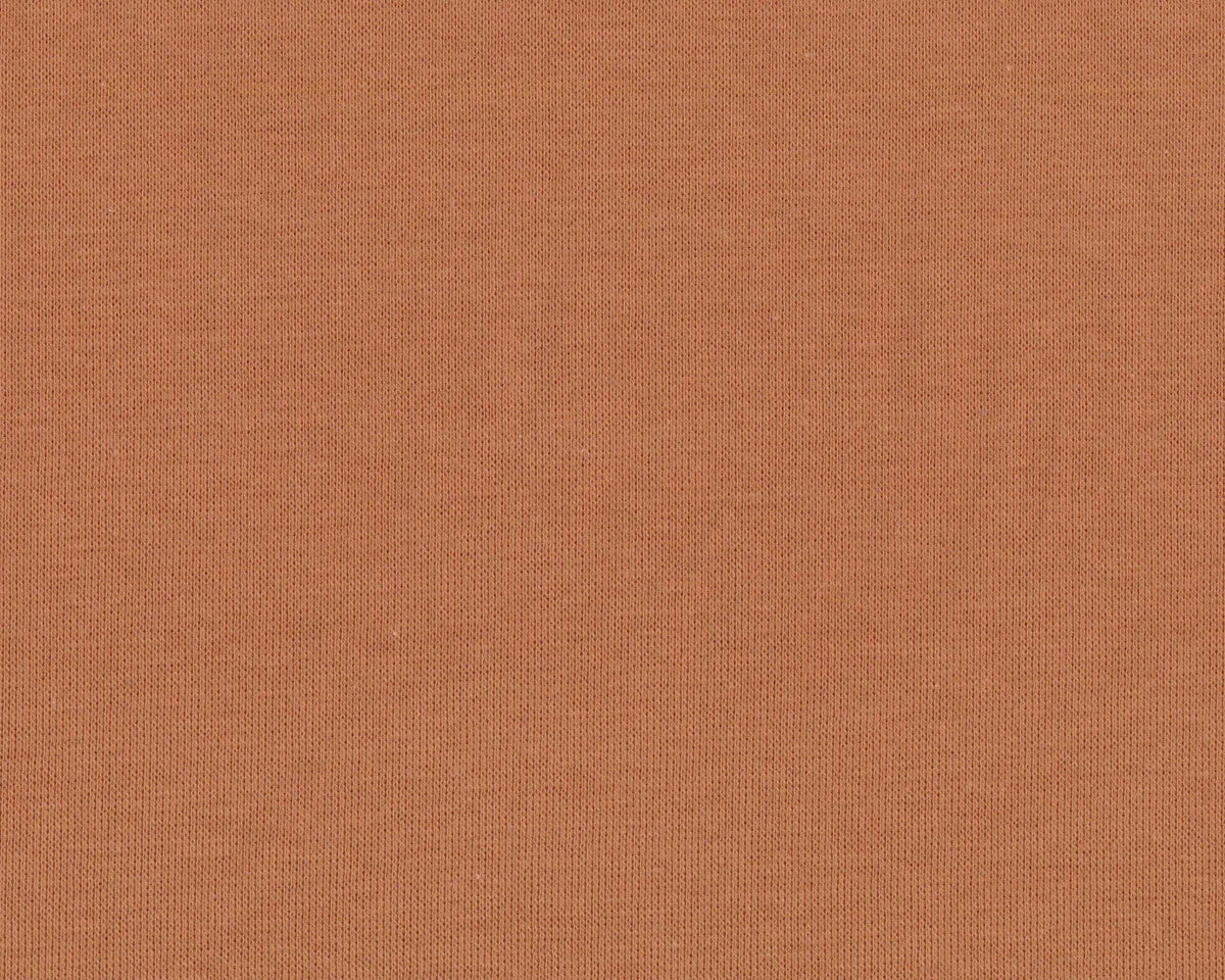 Organic-Baumwolljersey SOLID RIBBING, hellbraun, Bloome Copenhagen