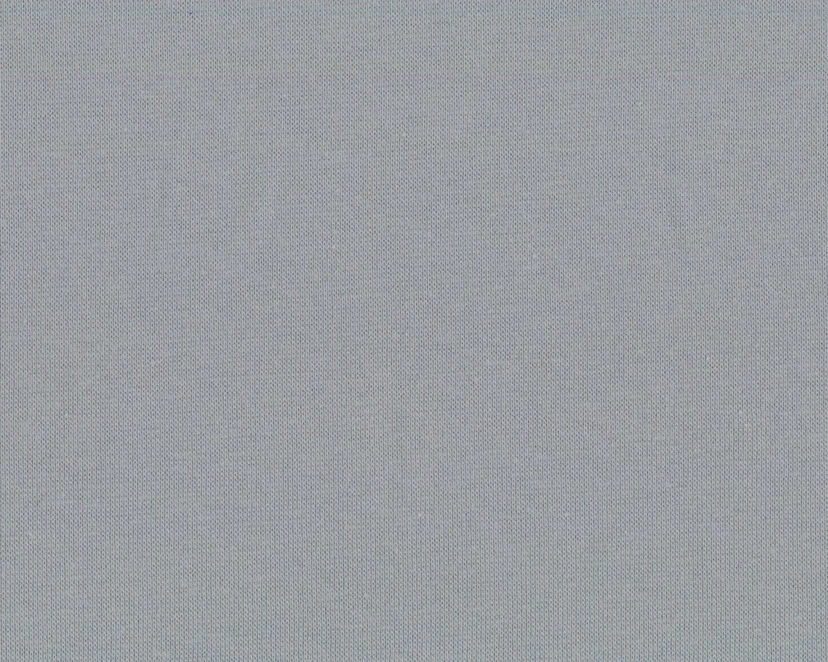 Organic-Baumwolljersey SOLID RIBBING, hellgrau, Bloome Copenhagen