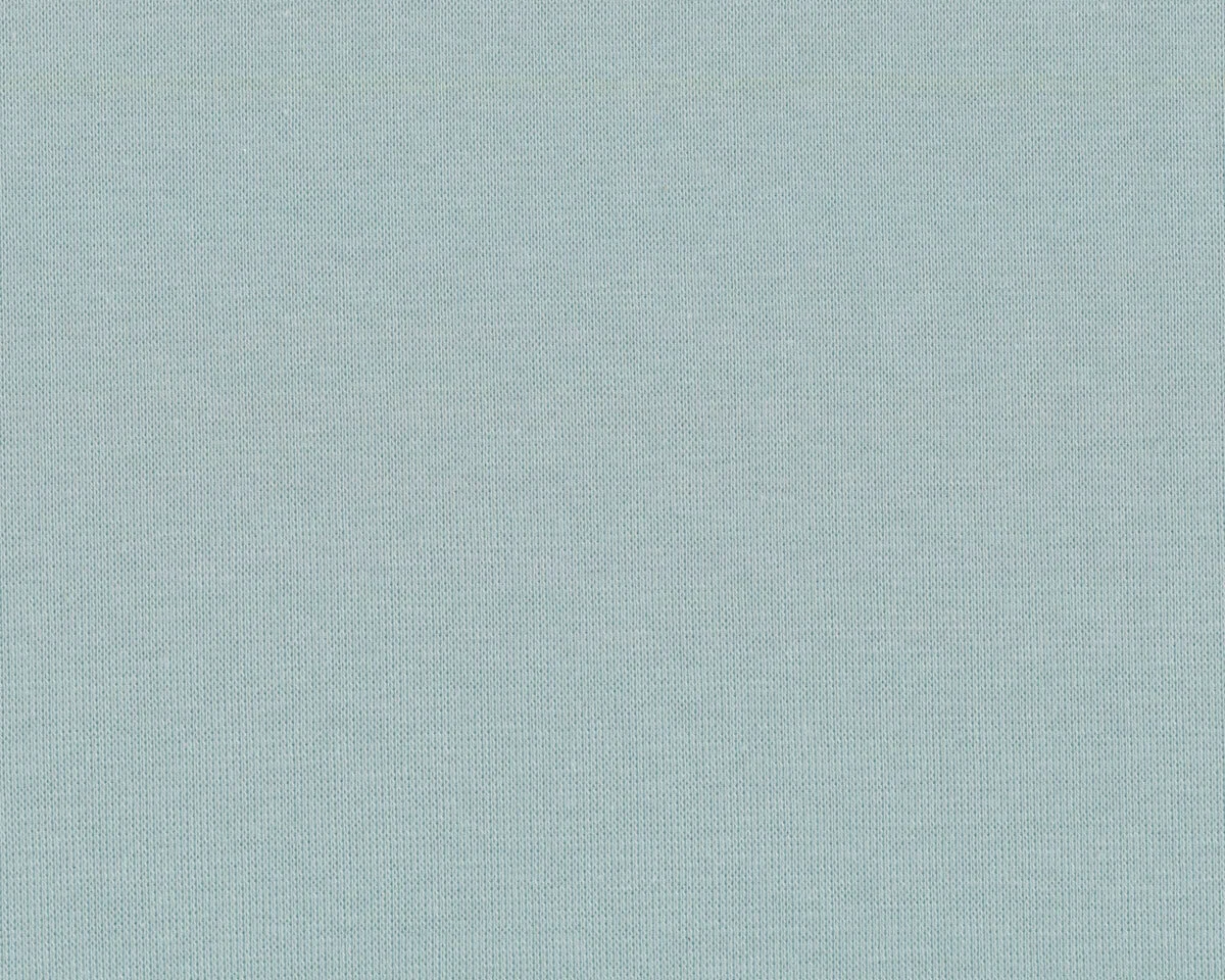 Organic-Baumwolljersey SOLID RIBBING, türkisgrau, Bloome Copenhagen