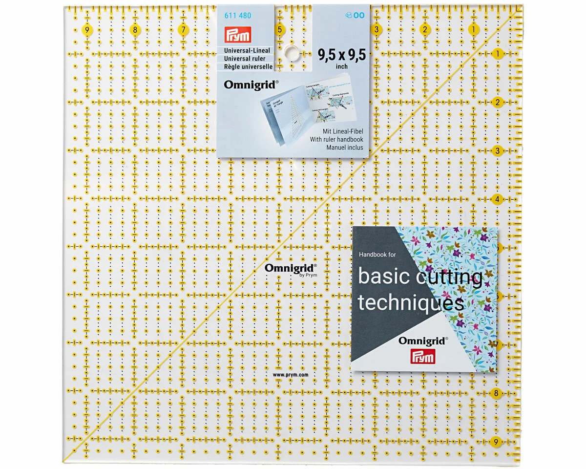 Patchwork-Lineal OMNIGRID, 9,5 x 9,5 inch, Prym