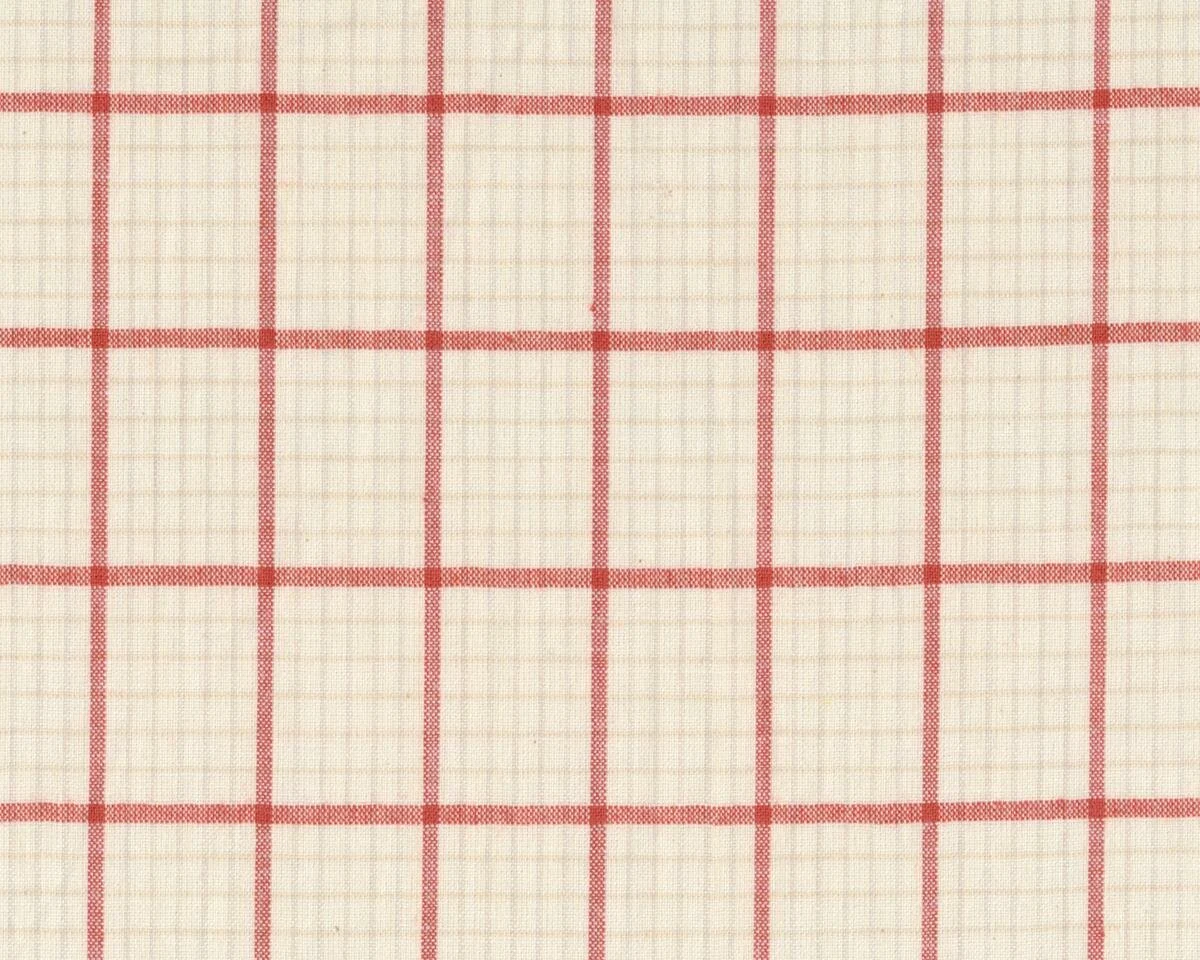 Patchwork-Webstoff SNOWBERRY WOVENS, Gitter-Karo, creme-rostrot, Moda Fabrics