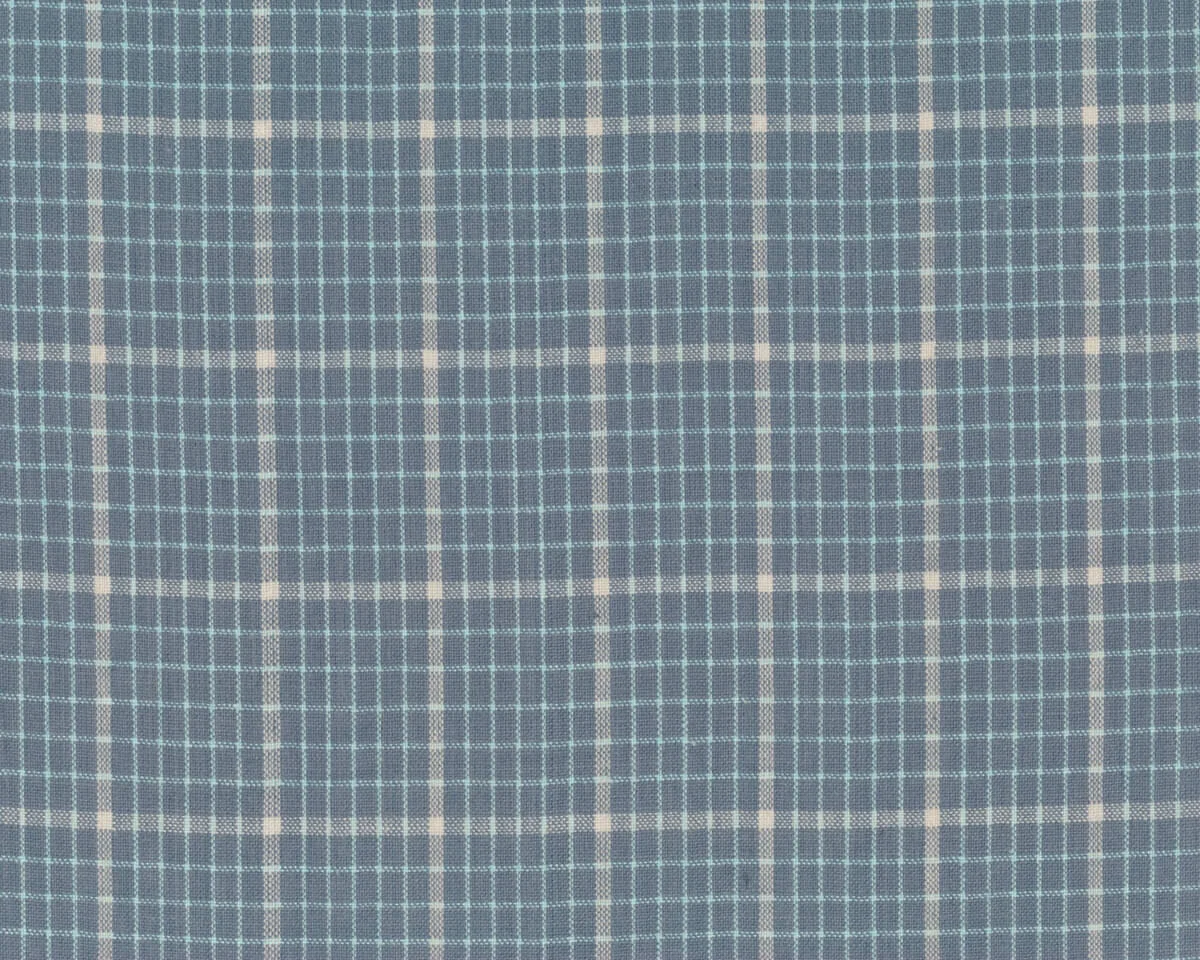 Patchwork-Webstoff SNOWBERRY WOVENS, Gitter-Karo, helles blaugrau, Moda Fabrics