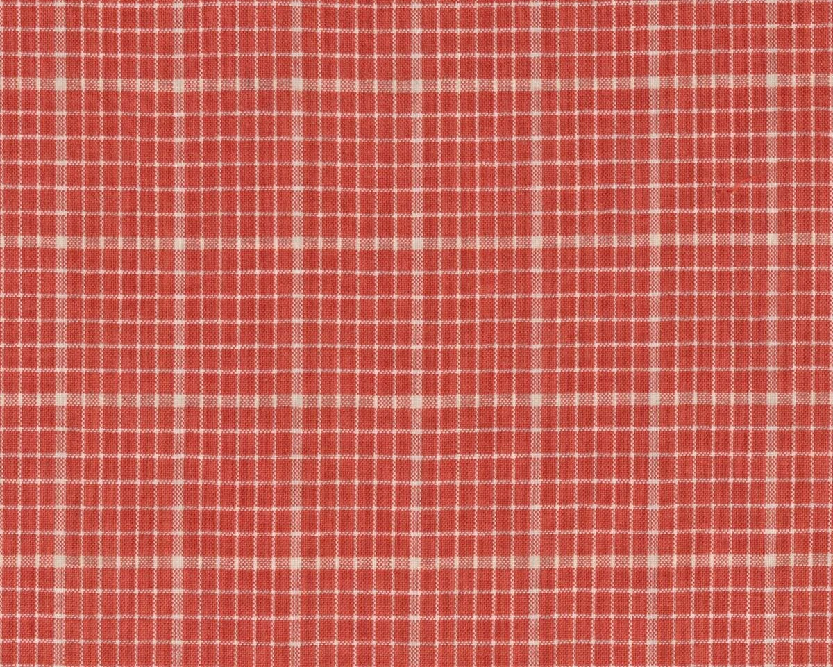 Patchwork-Webstoff SNOWBERRY WOVENS, Gitter-Karo, rostrot, Moda Fabrics