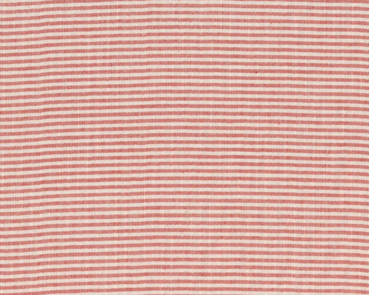 Patchwork-Webstoff SNOWBERRY WOVENS, Vichystreifen, natur-rostrot, Moda Fabrics