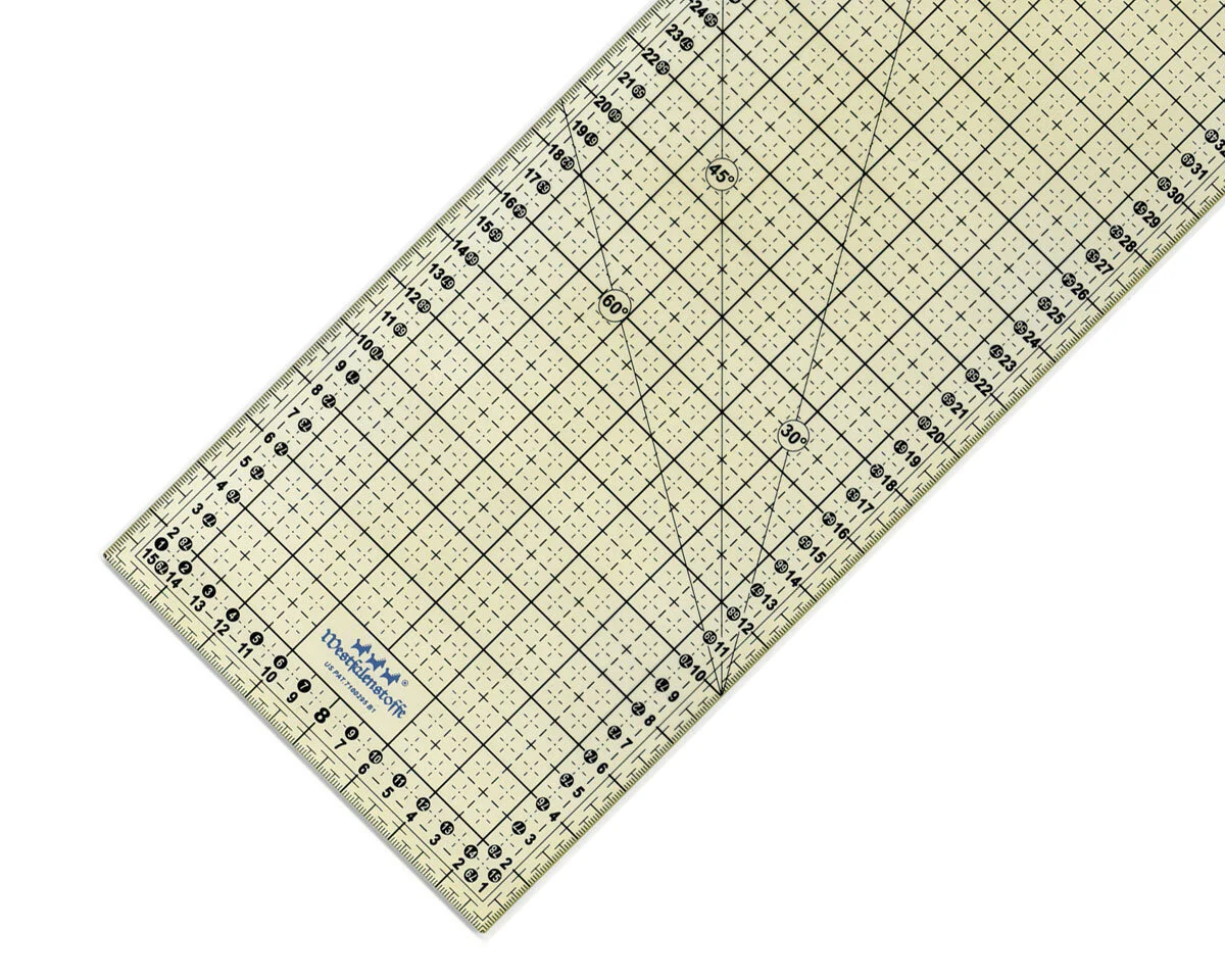 Patchworklineal 80 cm, rutschfest, Westfalenstoffe