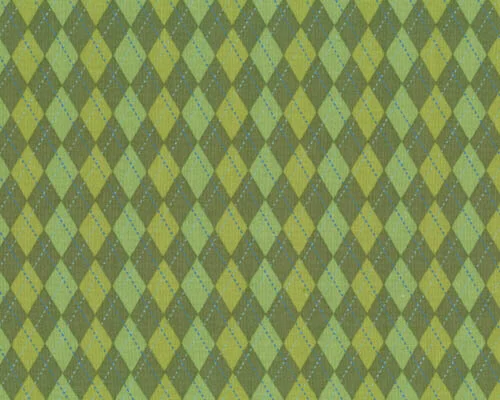 Patchworkserie "Hooty Hoot" mit Rautenmuster, limette-moosgrün