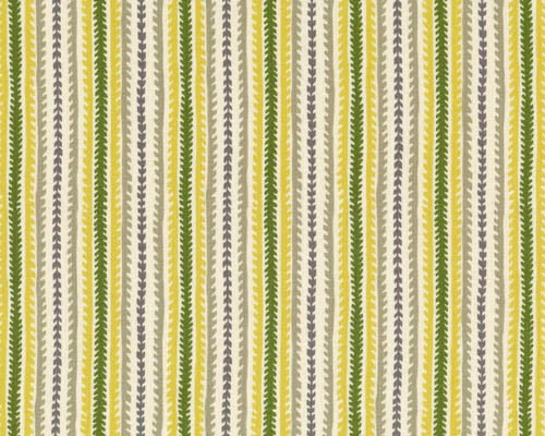 Patchworkserie "Hope Valley" mit Sägezähnen-Streifen, helles senfgelb