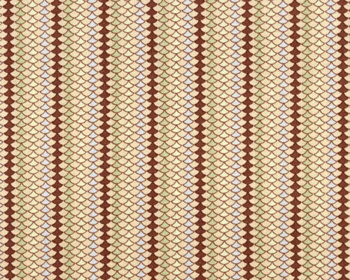 Patchworkserie "Moondance" mit Fächer-Streifen, braun-hellbraun
