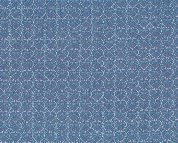 Patchworkstoff ARTS & CRAFTS, Herzen, taubenblau