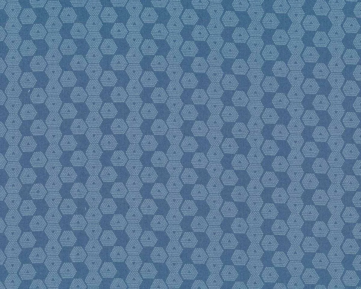 Patchworkstoff BASELINE, Mosaik, taubenblau