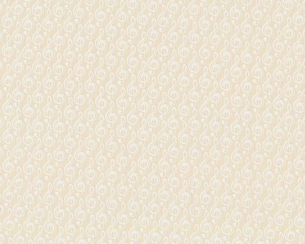 Patchworkstoff BETTER BASICS DELUXE, Noten, creme, Benartex