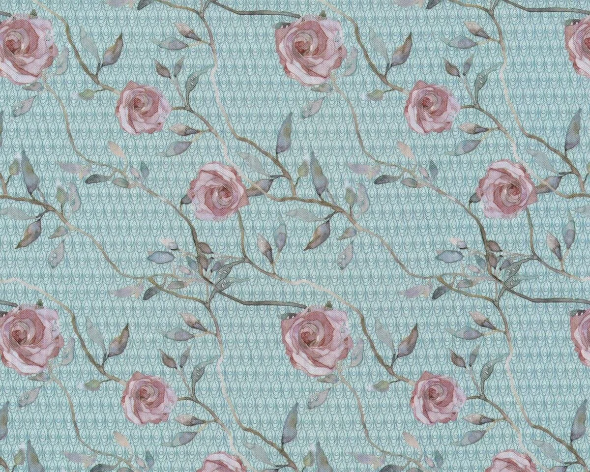 Patchworkstoff BLOOM BEAUTIFUL, Rosenranken