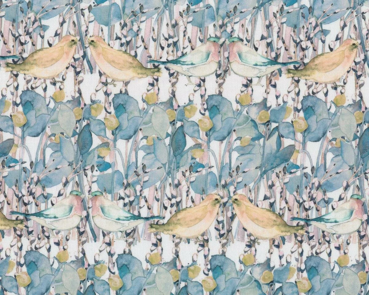 Patchworkstoff BLOOM BEAUTIFUL, Vogelreihen