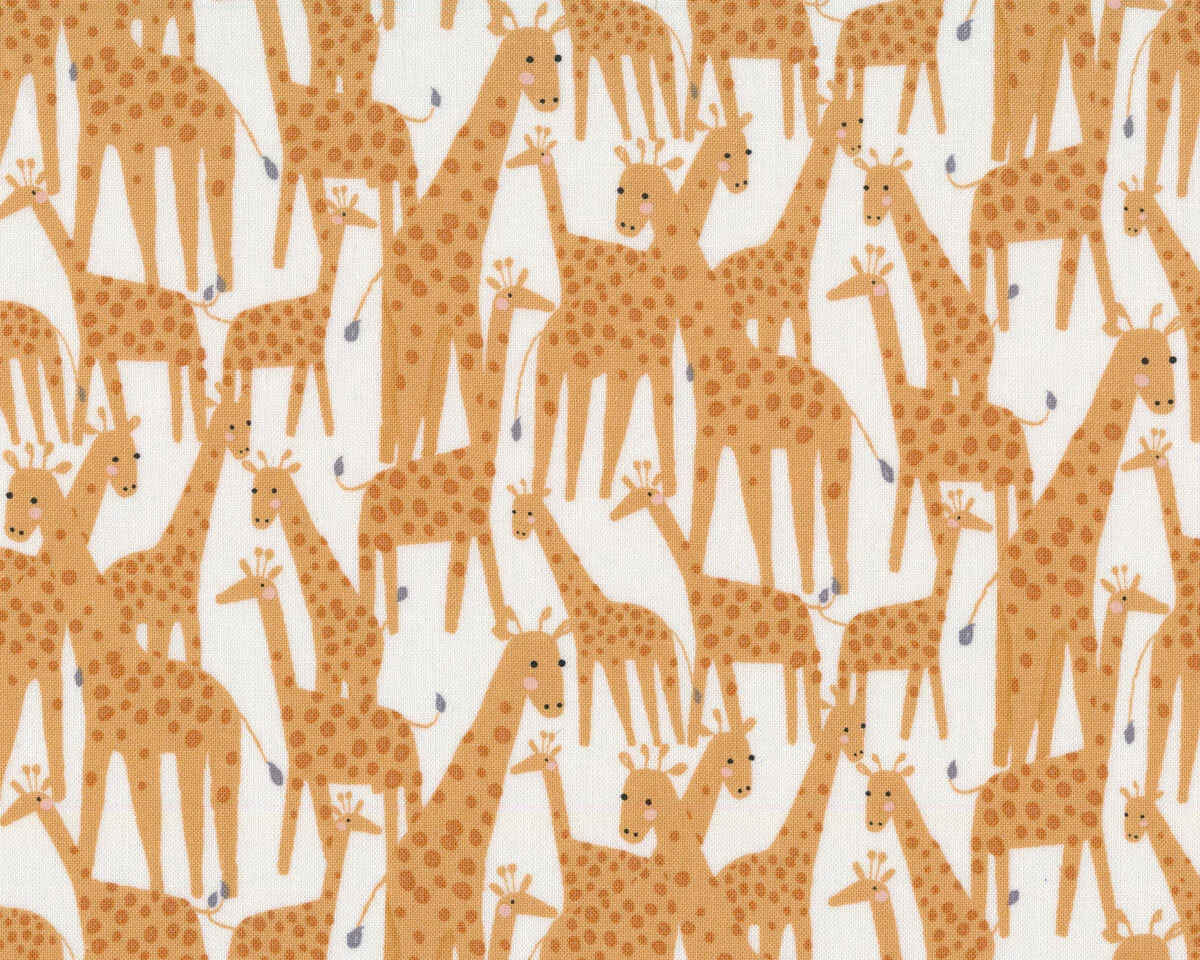 Patchworkstoff BORN TO BE WILD, Giraffen, Dear Stella