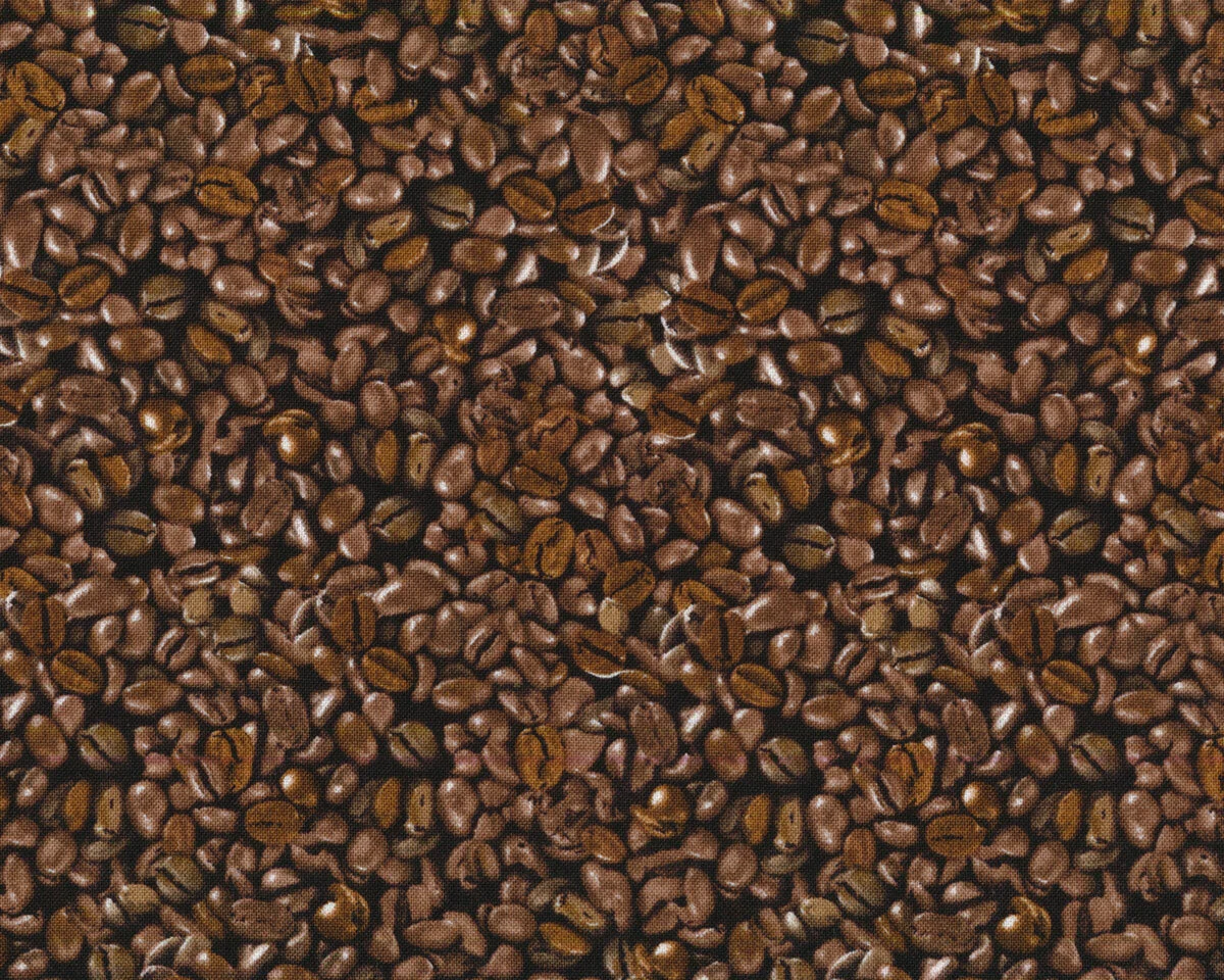 Patchworkstoff COFFEE BEANS, Kaffeebohnen, Timeless Treasures